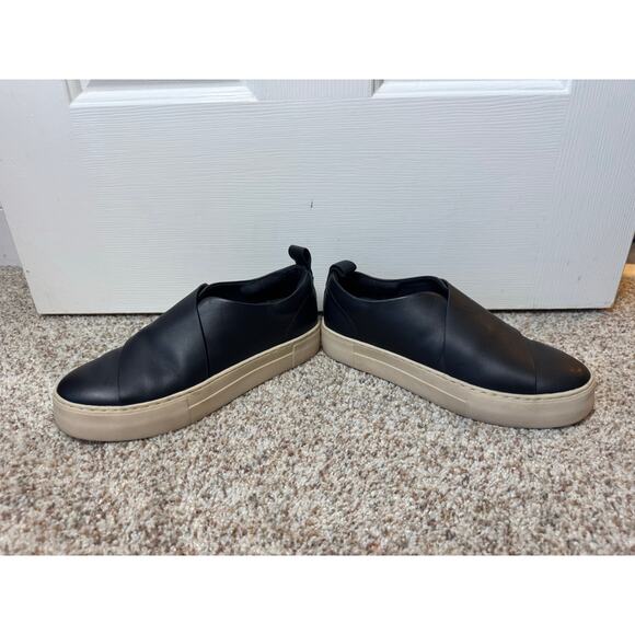 Women's AEROSOLES Brighton Black Leather Slip on Uppers, size 6.5 - Picture 8 of 10